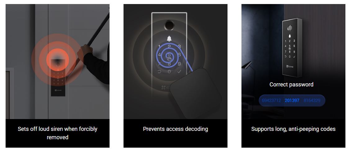 Khoá vân tay Ezviz DL03 Pro